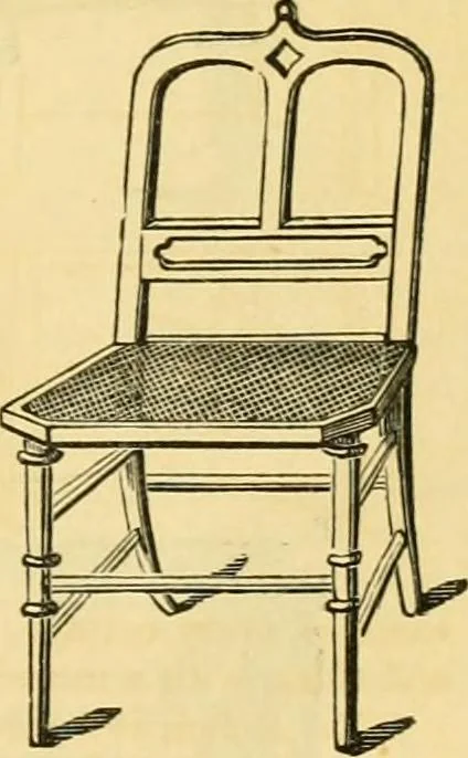 An illustration from An encyclopædia of cottage, farm, and villa architecture and furniture : containing numerous designs for dwellings from the cottage to the villa including farm houses, farmeries, and other agricultural buildings, several designs for country inns, public houses, and parochial schools, with the requisite fittings-up fixtures and furniture ; and appropriate offices, gardens and garden scenery ; each design accompanied by analytical and critical marks illustrative of the principles of archtiectural science and taste on whihc it is composed, 1836, leaf 346