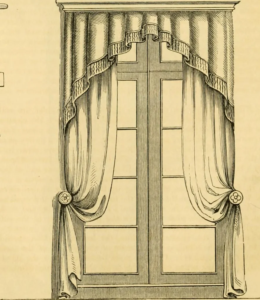 An illustration from An encyclopædia of cottage, farm, and villa architecture and furniture : containing numerous designs for dwellings from the cottage to the villa including farm houses, farmeries, and other agricultural buildings, several designs for country inns, public houses, and parochial schools, with the requisite fittings-up fixtures and furniture ; and appropriate offices, gardens and garden scenery ; each design accompanied by analytical and critical marks illustrative of the principles of archtiectural science and taste on whihc it is composed, 1836, leaf 363