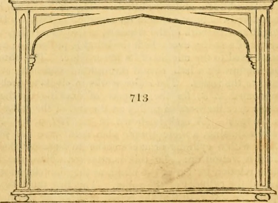 An illustration from An encyclopædia of cottage, farm, and villa architecture and furniture : containing numerous designs for dwellings from the cottage to the villa including farm houses, farmeries, and other agricultural buildings, several designs for country inns, public houses, and parochial schools, with the requisite fittings-up fixtures and furniture ; and appropriate offices, gardens and garden scenery ; each design accompanied by analytical and critical marks illustrative of the principles of archtiectural science and taste on whihc it is composed, 1836, leaf 365