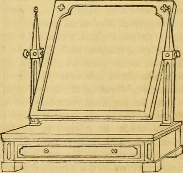 An illustration from An encyclopædia of cottage, farm, and villa architecture and furniture : containing numerous designs for dwellings from the cottage to the villa including farm houses, farmeries, and other agricultural buildings, several designs for country inns, public houses, and parochial schools, with the requisite fittings-up fixtures and furniture ; and appropriate offices, gardens and garden scenery ; each design accompanied by analytical and critical marks illustrative of the principles of archtiectural science and taste on whihc it is composed, 1836, leaf 366
