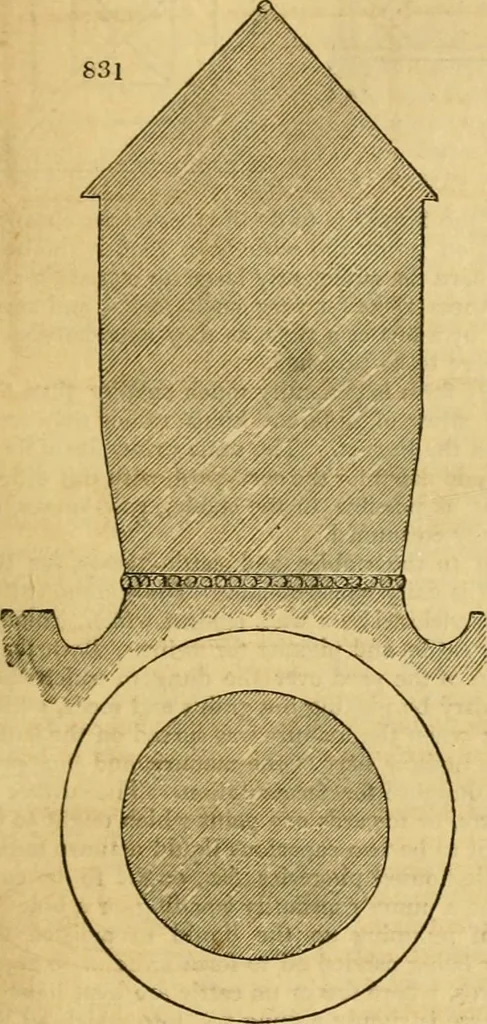 An illustration from An encyclopædia of cottage, farm, and villa architecture and furniture : containing numerous designs for dwellings from the cottage to the villa including farm houses, farmeries, and other agricultural buildings, several designs for country inns, public houses, and parochial schools, with the requisite fittings-up fixtures and furniture ; and appropriate offices, gardens and garden scenery ; each design accompanied by analytical and critical marks illustrative of the principles of archtiectural science and taste on whihc it is composed, 1836, leaf 430