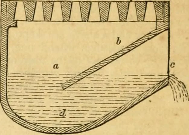 An illustration from An encyclopædia of cottage, farm, and villa architecture and furniture : containing numerous designs for dwellings from the cottage to the villa including farm houses, farmeries, and other agricultural buildings, several designs for country inns, public houses, and parochial schools, with the requisite fittings-up fixtures and furniture ; and appropriate offices, gardens and garden scenery ; each design accompanied by analytical and critical marks illustrative of the principles of archtiectural science and taste on whihc it is composed, 1836, leaf 433
