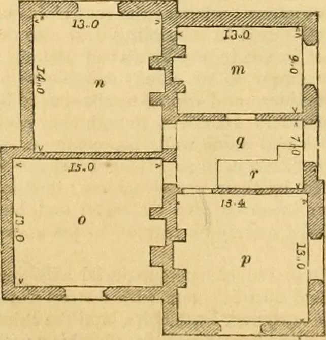 An illustration from An encyclopædia of cottage, farm, and villa architecture and furniture : containing numerous designs for dwellings from the cottage to the villa including farm houses, farmeries, and other agricultural buildings, several designs for country inns, public houses, and parochial schools, with the requisite fittings-up fixtures and furniture ; and appropriate offices, gardens and garden scenery ; each design accompanied by analytical and critical marks illustrative of the principles of archtiectural science and taste on whihc it is composed, 1836, leaf 441