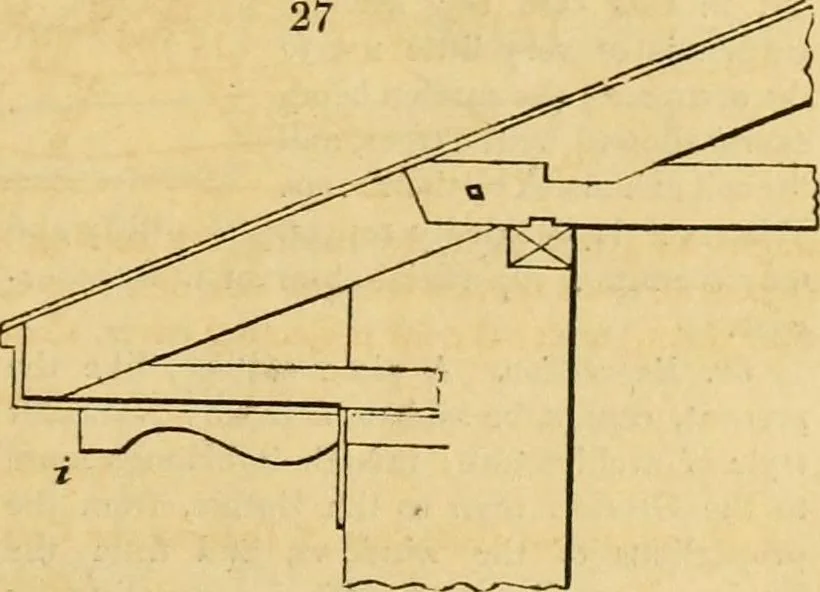 An illustration from An encyclopædia of cottage, farm, and villa architecture and furniture : containing numerous designs for dwellings from the cottage to the villa including farm houses, farmeries, and other agricultural buildings, several designs for country inns, public houses, and parochial schools, with the requisite fittings-up fixtures and furniture ; and appropriate offices, gardens and garden scenery ; each design accompanied by analytical and critical marks illustrative of the principles of archtiectural science and taste on whihc it is composed, 1836, leaf 50