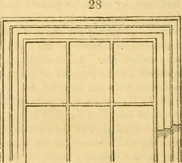 An illustration from An encyclopædia of cottage, farm, and villa architecture and furniture : containing numerous designs for dwellings from the cottage to the villa including farm houses, farmeries, and other agricultural buildings, several designs for country inns, public houses, and parochial schools, with the requisite fittings-up fixtures and furniture ; and appropriate offices, gardens and garden scenery ; each design accompanied by analytical and critical marks illustrative of the principles of archtiectural science and taste on whihc it is composed, 1836, leaf 51