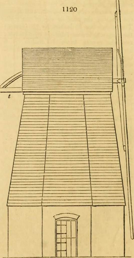 An illustration from An encyclopædia of cottage, farm, and villa architecture and furniture : containing numerous designs for dwellings from the cottage to the villa including farm houses, farmeries, and other agricultural buildings, several designs for country inns, public houses, and parochial schools, with the requisite fittings-up fixtures and furniture ; and appropriate offices, gardens and garden scenery ; each design accompanied by analytical and critical marks illustrative of the principles of archtiectural science and taste on whihc it is composed, 1836, leaf 609