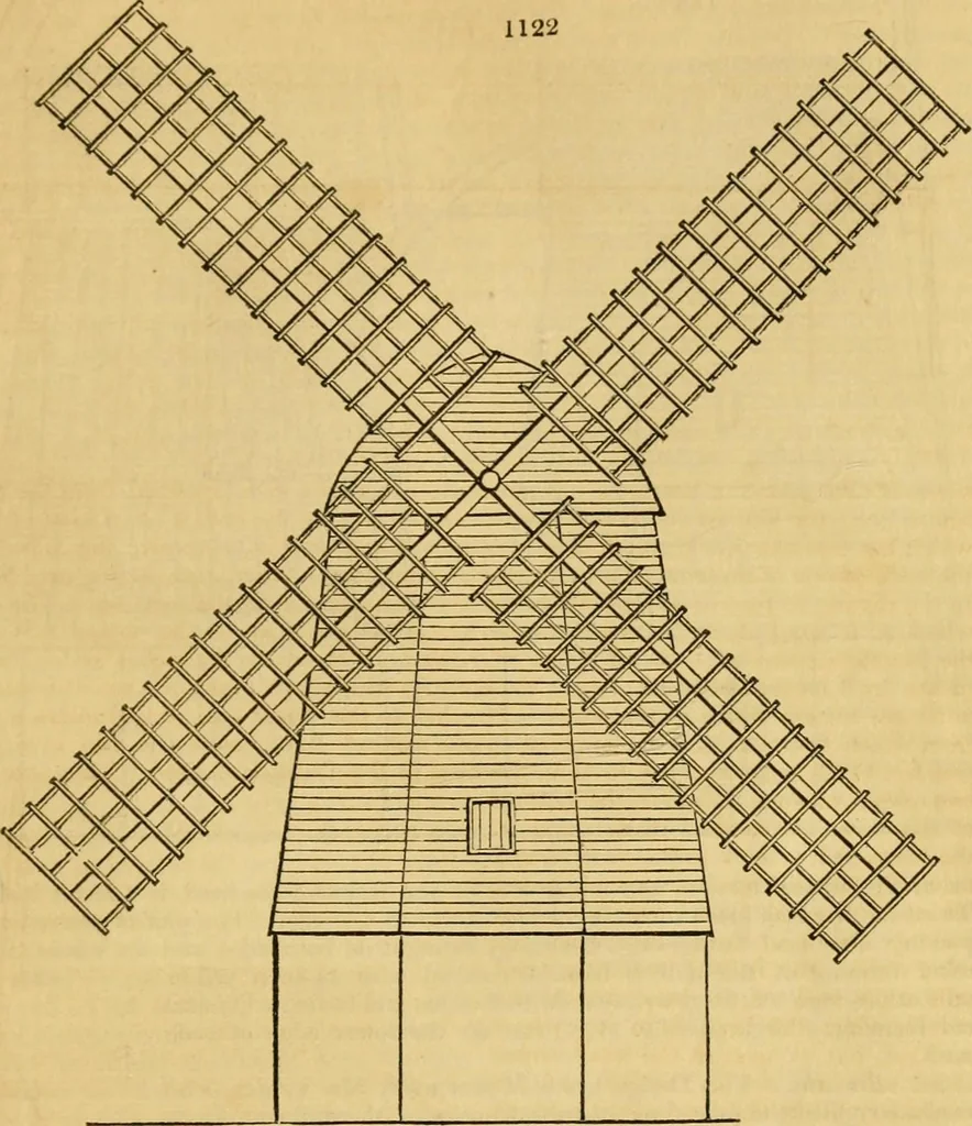 An illustration from An encyclopædia of cottage, farm, and villa architecture and furniture : containing numerous designs for dwellings from the cottage to the villa including farm houses, farmeries, and other agricultural buildings, several designs for country inns, public houses, and parochial schools, with the requisite fittings-up fixtures and furniture ; and appropriate offices, gardens and garden scenery ; each design accompanied by analytical and critical marks illustrative of the principles of archtiectural science and taste on whihc it is composed, 1836, leaf 610