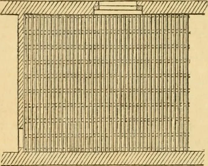 An illustration from An encyclopædia of cottage, farm, and villa architecture and furniture : containing numerous designs for dwellings from the cottage to the villa including farm houses, farmeries, and other agricultural buildings, several designs for country inns, public houses, and parochial schools, with the requisite fittings-up fixtures and furniture ; and appropriate offices, gardens and garden scenery ; each design accompanied by analytical and critical marks illustrative of the principles of archtiectural science and taste on whihc it is composed, 1836, leaf 617