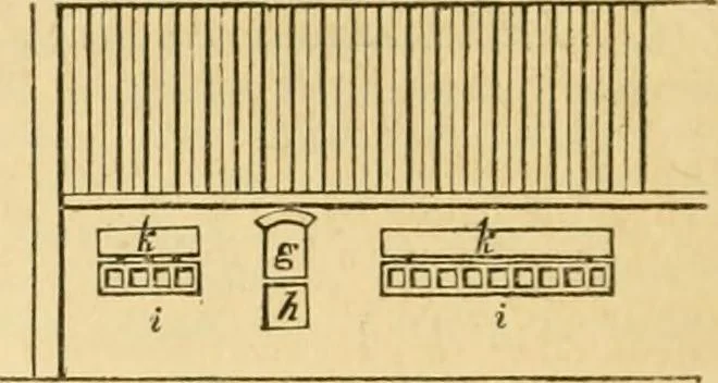 An illustration from An encyclopædia of cottage, farm, and villa architecture and furniture : containing numerous designs for dwellings from the cottage to the villa including farm houses, farmeries, and other agricultural buildings, several designs for country inns, public houses, and parochial schools, with the requisite fittings-up fixtures and furniture ; and appropriate offices, gardens and garden scenery ; each design accompanied by analytical and critical marks illustrative of the principles of archtiectural science and taste on whihc it is composed, 1836, leaf 617