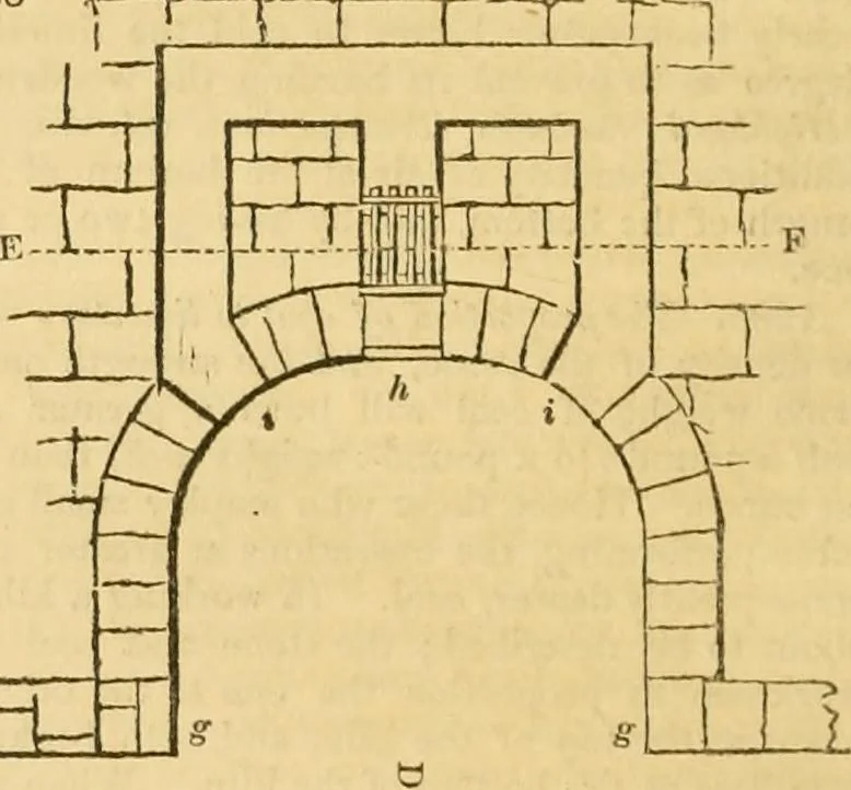 An illustration from An encyclopædia of cottage, farm, and villa architecture and furniture : containing numerous designs for dwellings from the cottage to the villa including farm houses, farmeries, and other agricultural buildings, several designs for country inns, public houses, and parochial schools, with the requisite fittings-up fixtures and furniture ; and appropriate offices, gardens and garden scenery ; each design accompanied by analytical and critical marks illustrative of the principles of archtiectural science and taste on whihc it is composed, 1836, leaf 625