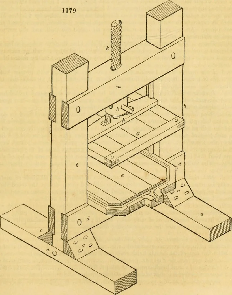 An illustration from An encyclopædia of cottage, farm, and villa architecture and furniture : containing numerous designs for dwellings from the cottage to the villa including farm houses, farmeries, and other agricultural buildings, several designs for country inns, public houses, and parochial schools, with the requisite fittings-up fixtures and furniture ; and appropriate offices, gardens and garden scenery ; each design accompanied by analytical and critical marks illustrative of the principles of archtiectural science and taste on whihc it is composed, 1836, leaf 636