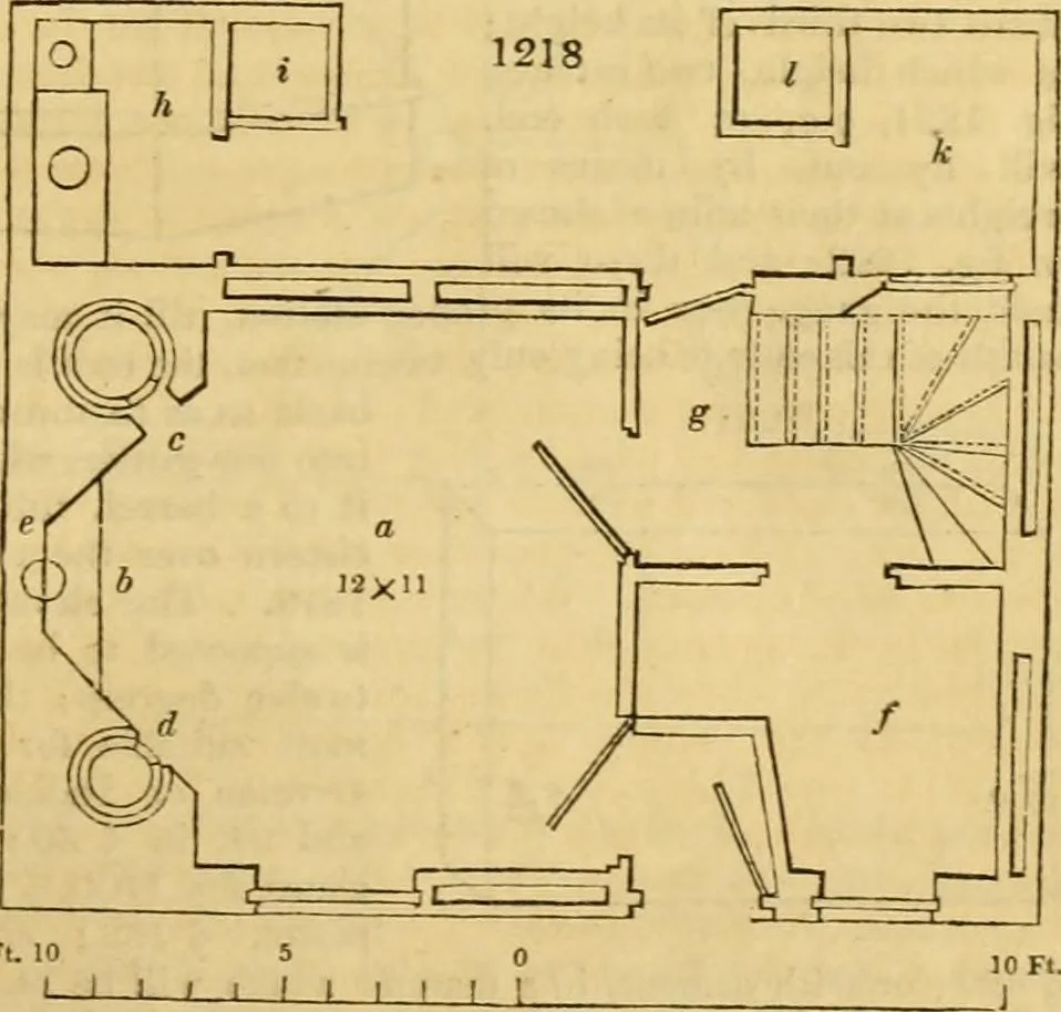 An illustration from An encyclopædia of cottage, farm, and villa architecture and furniture : containing numerous designs for dwellings from the cottage to the villa including farm houses, farmeries, and other agricultural buildings, several designs for country inns, public houses, and parochial schools, with the requisite fittings-up fixtures and furniture ; and appropriate offices, gardens and garden scenery ; each design accompanied by analytical and critical marks illustrative of the principles of archtiectural science and taste on whihc it is composed, 1836, leaf 662