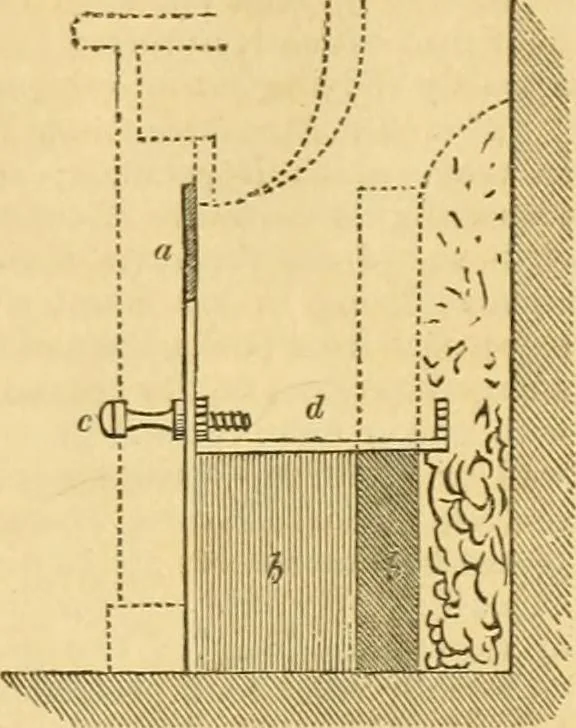 An illustration from An encyclopædia of cottage, farm, and villa architecture and furniture : containing numerous designs for dwellings from the cottage to the villa including farm houses, farmeries, and other agricultural buildings, several designs for country inns, public houses, and parochial schools, with the requisite fittings-up fixtures and furniture ; and appropriate offices, gardens and garden scenery ; each design accompanied by analytical and critical marks illustrative of the principles of archtiectural science and taste on whihc it is composed, 1836, leaf 674
