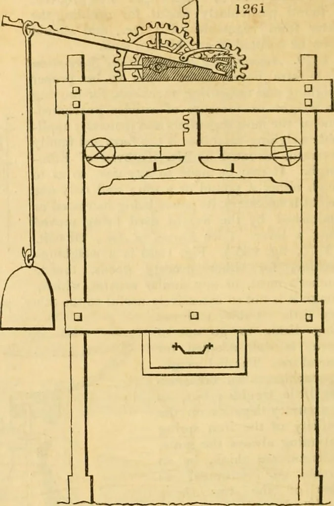 An illustration from An encyclopædia of cottage, farm, and villa architecture and furniture : containing numerous designs for dwellings from the cottage to the villa including farm houses, farmeries, and other agricultural buildings, several designs for country inns, public houses, and parochial schools, with the requisite fittings-up fixtures and furniture ; and appropriate offices, gardens and garden scenery ; each design accompanied by analytical and critical marks illustrative of the principles of archtiectural science and taste on whihc it is composed, 1836, leaf 681