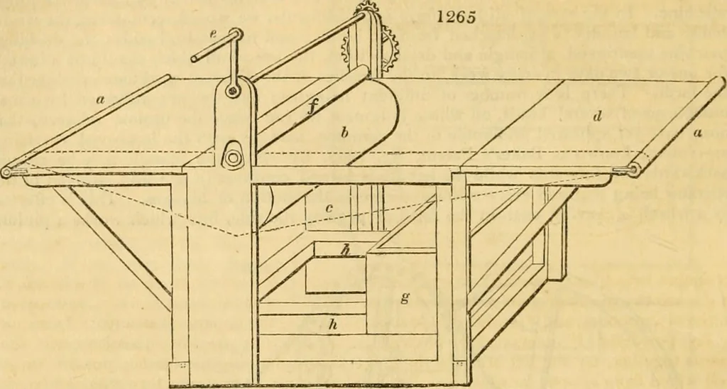An illustration from An encyclopædia of cottage, farm, and villa architecture and furniture : containing numerous designs for dwellings from the cottage to the villa including farm houses, farmeries, and other agricultural buildings, several designs for country inns, public houses, and parochial schools, with the requisite fittings-up fixtures and furniture ; and appropriate offices, gardens and garden scenery ; each design accompanied by analytical and critical marks illustrative of the principles of archtiectural science and taste on whihc it is composed, 1836, leaf 683