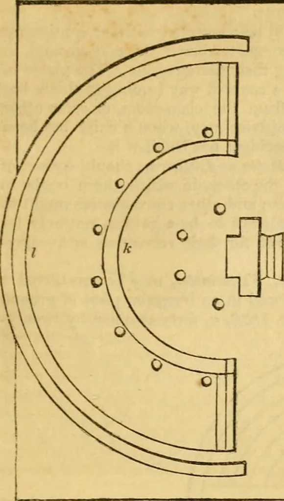 An illustration from An encyclopædia of cottage, farm, and villa architecture and furniture : containing numerous designs for dwellings from the cottage to the villa including farm houses, farmeries, and other agricultural buildings, several designs for country inns, public houses, and parochial schools, with the requisite fittings-up fixtures and furniture ; and appropriate offices, gardens and garden scenery ; each design accompanied by analytical and critical marks illustrative of the principles of archtiectural science and taste on whihc it is composed, 1836, leaf 752