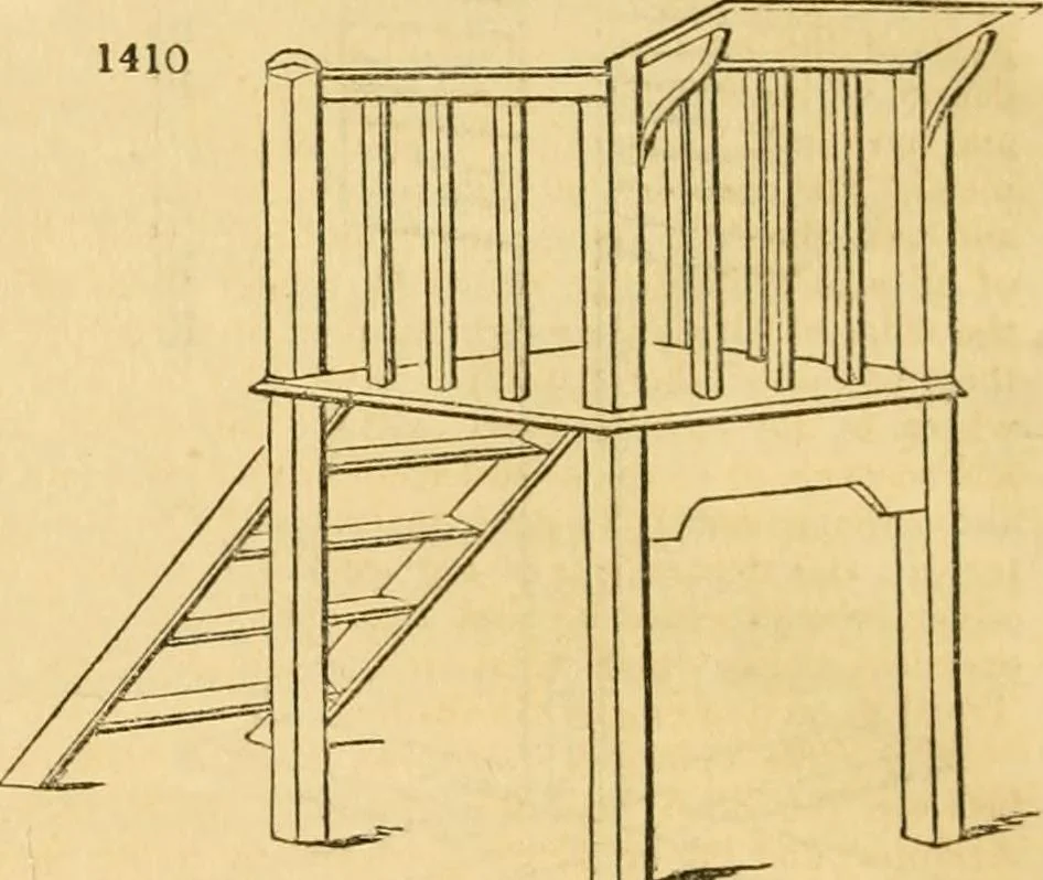 An illustration from An encyclopædia of cottage, farm, and villa architecture and furniture : containing numerous designs for dwellings from the cottage to the villa including farm houses, farmeries, and other agricultural buildings, several designs for country inns, public houses, and parochial schools, with the requisite fittings-up fixtures and furniture ; and appropriate offices, gardens and garden scenery ; each design accompanied by analytical and critical marks illustrative of the principles of archtiectural science and taste on whihc it is composed, 1836, leaf 785