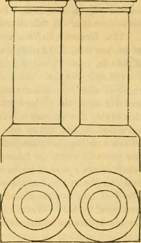 An illustration from An encyclopædia of cottage, farm, and villa architecture and furniture : containing numerous designs for dwellings from the cottage to the villa including farm houses, farmeries, and other agricultural buildings, several designs for country inns, public houses, and parochial schools, with the requisite fittings-up fixtures and furniture ; and appropriate offices, gardens and garden scenery ; each design accompanied by analytical and critical marks illustrative of the principles of archtiectural science and taste on whihc it is composed, 1836, leaf 81