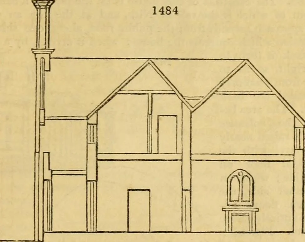 An illustration from An encyclopædia of cottage, farm, and villa architecture and furniture : containing numerous designs for dwellings from the cottage to the villa including farm houses, farmeries, and other agricultural buildings, several designs for country inns, public houses, and parochial schools, with the requisite fittings-up fixtures and furniture ; and appropriate offices, gardens and garden scenery ; each design accompanied by analytical and critical marks illustrative of the principles of archtiectural science and taste on whihc it is composed, 1836, leaf 872