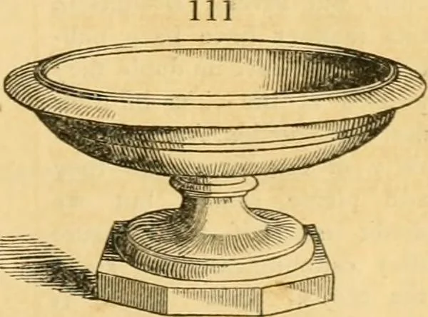 An illustration from An encyclopædia of cottage, farm, and villa architecture and furniture : containing numerous designs for dwellings from the cottage to the villa including farm houses, farmeries, and other agricultural buildings, several designs for country inns, public houses, and parochial schools, with the requisite fittings-up fixtures and furniture ; and appropriate offices, gardens and garden scenery ; each design accompanied by analytical and critical marks illustrative of the principles of archtiectural science and taste on whihc it is composed, 1836, leaf 90
