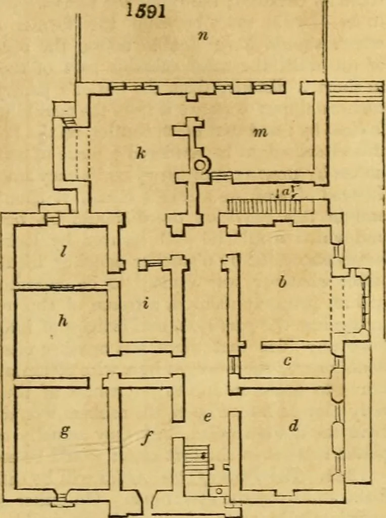 An illustration from An encyclopædia of cottage, farm, and villa architecture and furniture : containing numerous designs for dwellings from the cottage to the villa including farm houses, farmeries, and other agricultural buildings, several designs for country inns, public houses, and parochial schools, with the requisite fittings-up fixtures and furniture ; and appropriate offices, gardens and garden scenery ; each design accompanied by analytical and critical marks illustrative of the principles of archtiectural science and taste on whihc it is composed, 1836, leaf 926