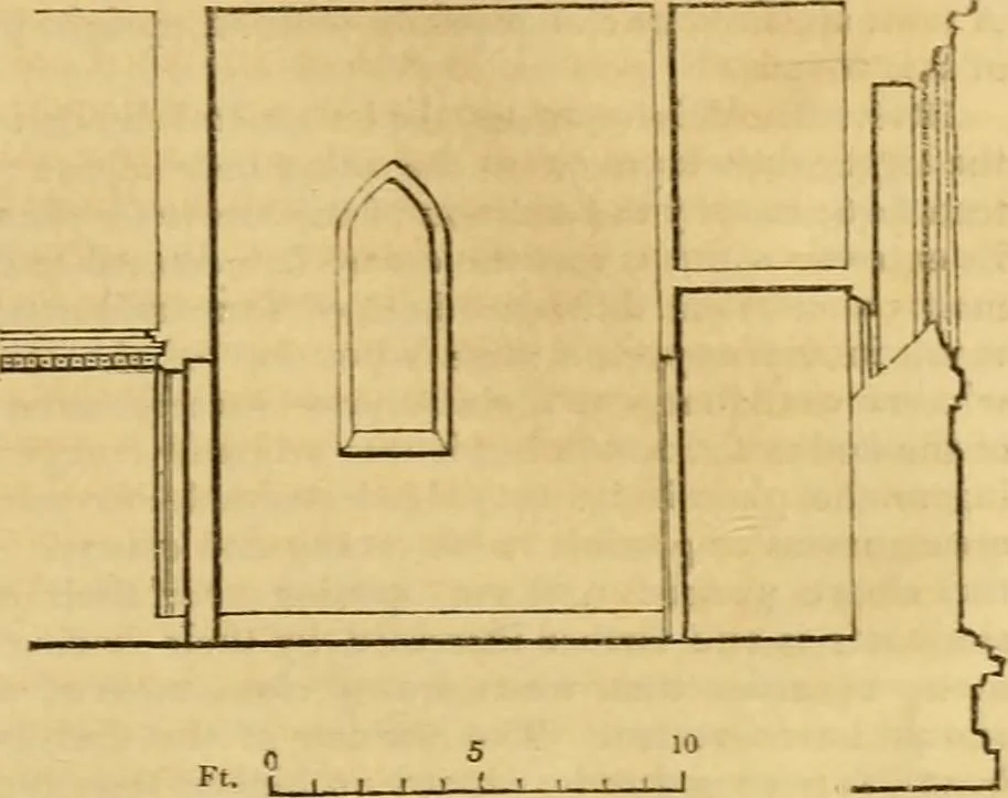 An illustration from An encyclopædia of cottage, farm, and villa architecture and furniture : containing numerous designs for dwellings from the cottage to the villa including farm houses, farmeries, and other agricultural buildings, several designs for country inns, public houses, and parochial schools, with the requisite fittings-up fixtures and furniture ; and appropriate offices, gardens and garden scenery ; each design accompanied by analytical and critical marks illustrative of the principles of archtiectural science and taste on whihc it is composed, 1836, leaf 930