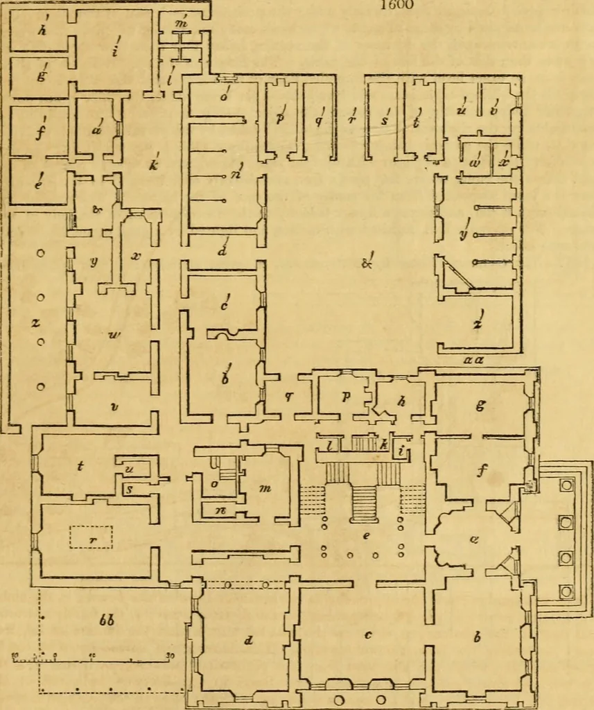 An illustration from An encyclopædia of cottage, farm, and villa architecture and furniture : containing numerous designs for dwellings from the cottage to the villa including farm houses, farmeries, and other agricultural buildings, several designs for country inns, public houses, and parochial schools, with the requisite fittings-up fixtures and furniture ; and appropriate offices, gardens and garden scenery ; each design accompanied by analytical and critical marks illustrative of the principles of archtiectural science and taste on whihc it is composed, 1836, leaf 938