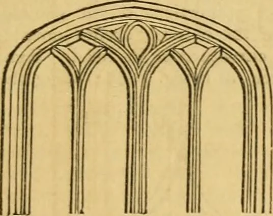 An illustration from An encyclopædia of cottage, farm, and villa architecture and furniture : containing numerous designs for dwellings from the cottage to the villa including farm houses, farmeries, and other agricultural buildings, several designs for country inns, public houses, and parochial schools, with the requisite fittings-up fixtures and furniture ; and appropriate offices, gardens and garden scenery ; each design accompanied by analytical and critical marks illustrative of the principles of archtiectural science and taste on whihc it is composed, 1836, leaf 958