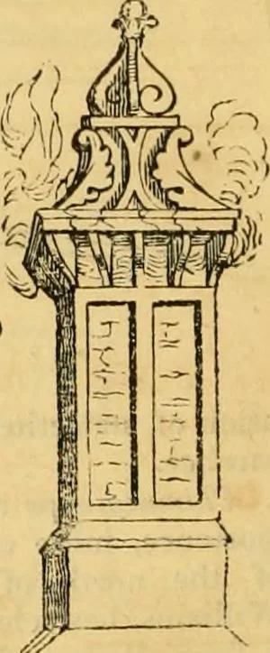An illustration from An encyclopædia of cottage, farm, and villa architecture and furniture : containing numerous designs for dwellings from the cottage to the villa including farm houses, farmeries, and other agricultural buildings, several designs for country inns, public houses, and parochial schools, with the requisite fittings-up fixtures and furniture ; and appropriate offices, gardens and garden scenery ; each design accompanied by analytical and critical marks illustrative of the principles of archtiectural science and taste on whihc it is composed, 1836, leaf 981