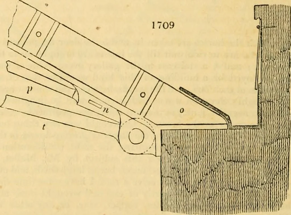 An illustration from An encyclopædia of cottage, farm, and villa architecture and furniture : containing numerous designs for dwellings from the cottage to the villa including farm houses, farmeries, and other agricultural buildings, several designs for country inns, public houses, and parochial schools, with the requisite fittings-up fixtures and furniture ; and appropriate offices, gardens and garden scenery ; each design accompanied by analytical and critical marks illustrative of the principles of archtiectural science and taste on whihc it is composed, 1836, leaf 991