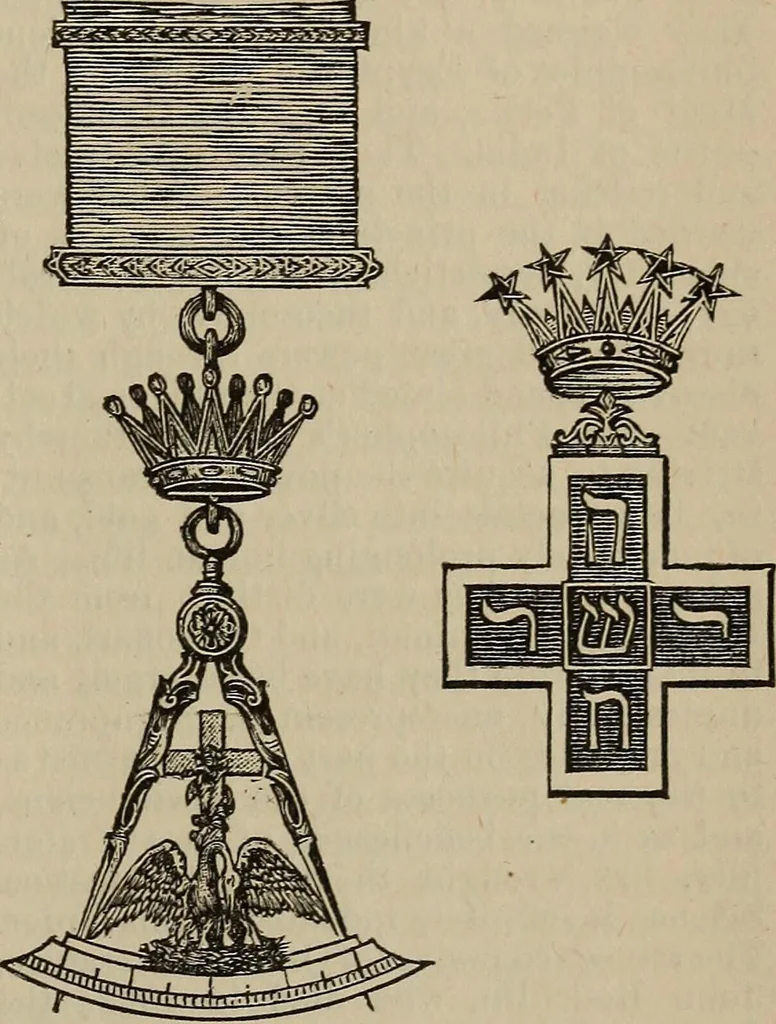 An illustration from An encyclopædia of freemasonry and its kindred sciences .., 1894, leaf 1031