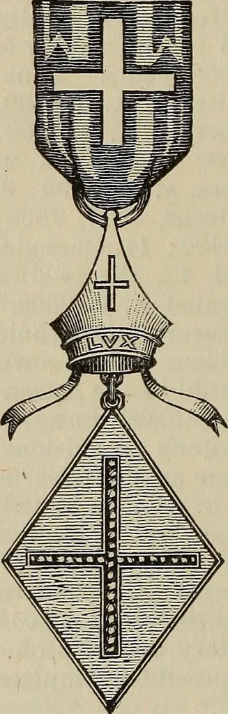 An illustration from An encyclopædia of freemasonry and its kindred sciences .., 1894, leaf 1032