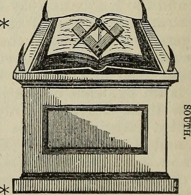 An illustration from An encyclopædia of freemasonry and its kindred sciences .., 1894, leaf 72