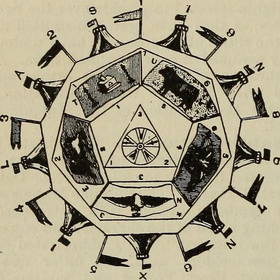 An illustration from An encyclopædia of freemasonry and its kindred sciences .., 1894, leaf 774