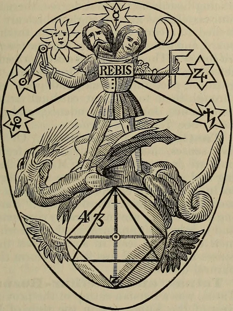 An illustration from An encyclopædia of freemasonry and its kindred sciences .., 1894, leaf 801