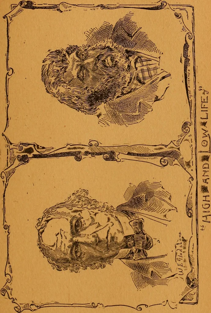 An illustration from Encyclopædia of human nature and physiognomy .., 1889, leaf 229