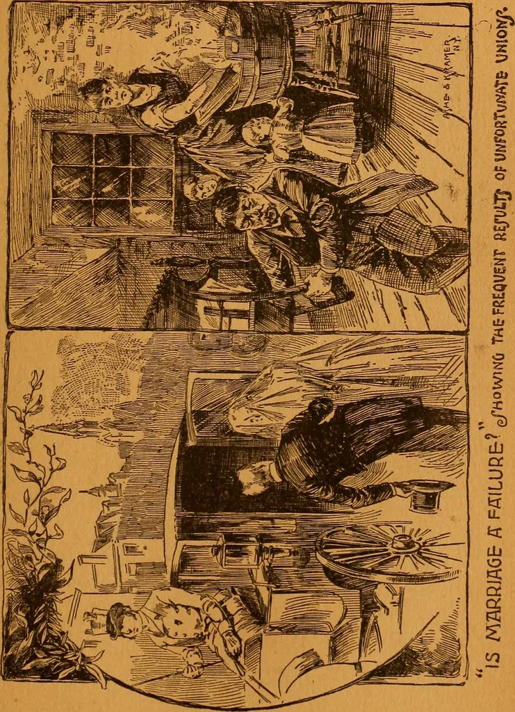 An illustration from Encyclopædia of human nature and physiognomy .., 1889, leaf 497
