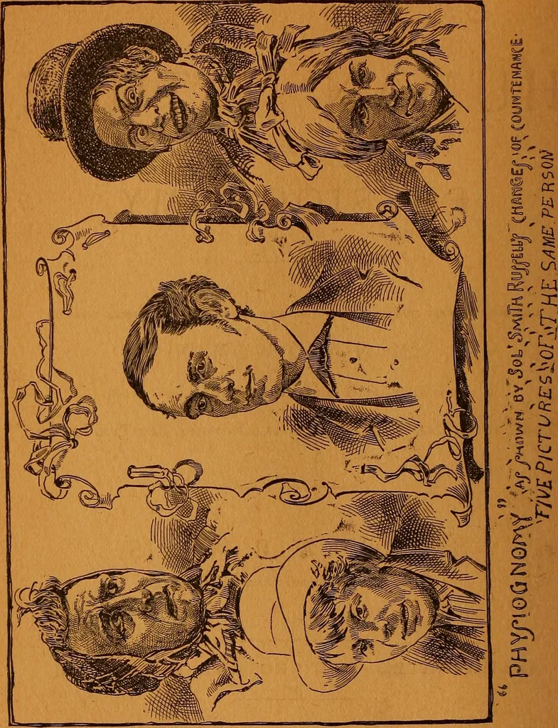 An illustration from Encyclopædia of human nature and physiognomy .., 1889, leaf 6