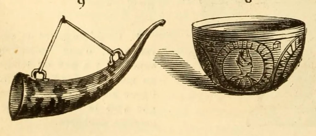 An illustration from Encyclopédie historique, archéologique, biographique, chronologique et monogrammatique des beaux-arts plastiques, architecture et mosaïque, céramique, sculpture, peinture et gravure, 1873, leaf 1136