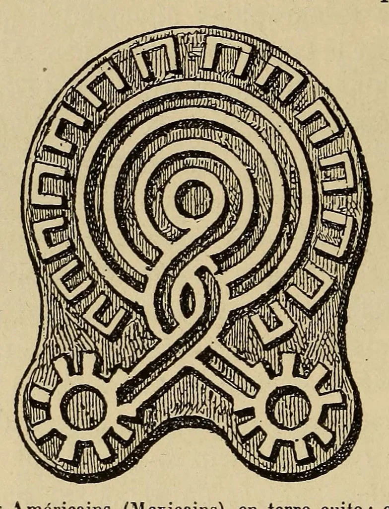 An illustration from Encyclopédie historique, archéologique, biographique, chronologique et monogrammatique des beaux-arts plastiques, architecture et mosaïque, céramique, sculpture, peinture et gravure, 1873, leaf 64