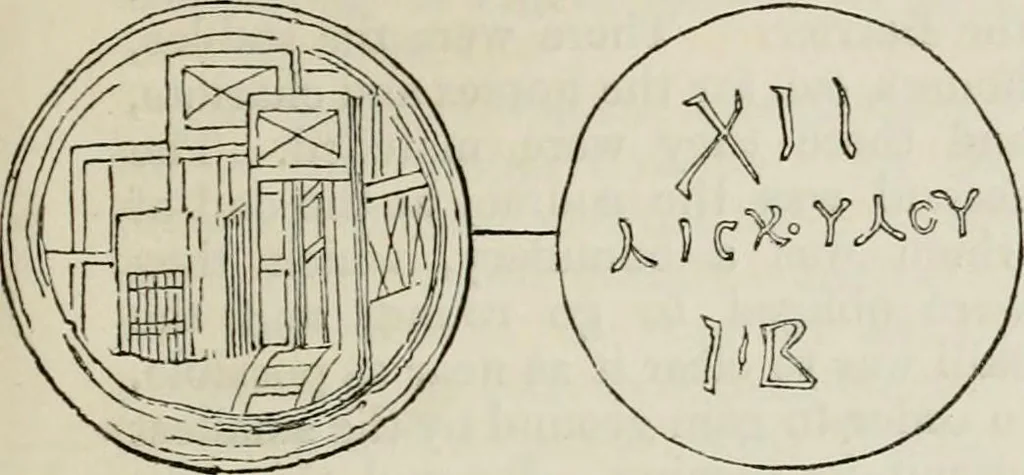 An illustration from Encyclopedia of antiquities : and elements of archaeology, classical and mediæval, 1843, leaf 107