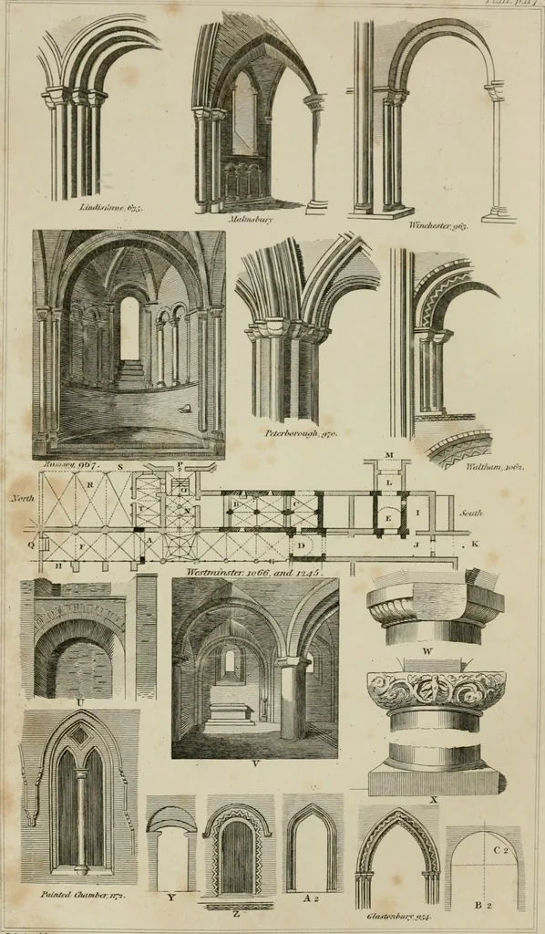 An illustration from Encyclopedia of antiquities : and elements of archaeology, classical and mediæval, 1843, leaf 184