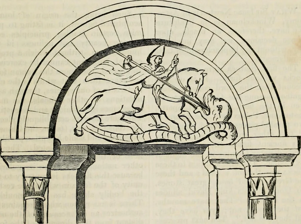 An illustration from Encyclopedia of antiquities : and elements of archaeology, classical and mediæval, 1843, leaf 225