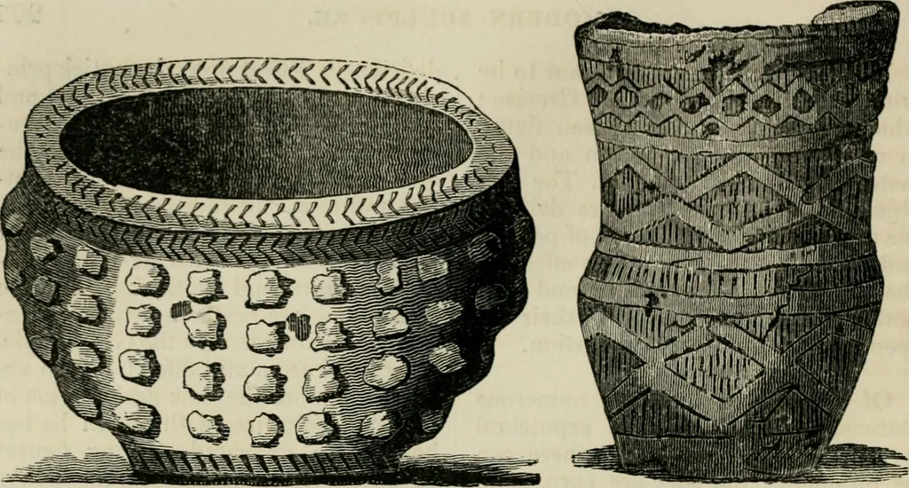 An illustration from Encyclopedia of antiquities : and elements of archaeology, classical and mediæval, 1843, leaf 310