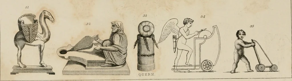 An illustration from Encyclopedia of antiquities : and elements of archaeology, classical and mediæval, 1843, leaf 379