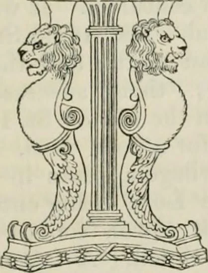 An illustration from Encyclopedia of antiquities : and elements of archaeology, classical and mediæval, 1843, leaf 473