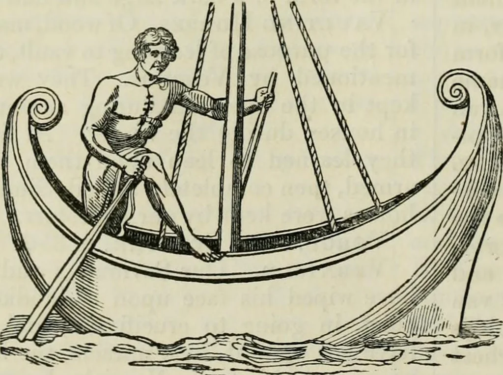 An illustration from Encyclopedia of antiquities : and elements of archaeology, classical and mediæval, 1843, leaf 486