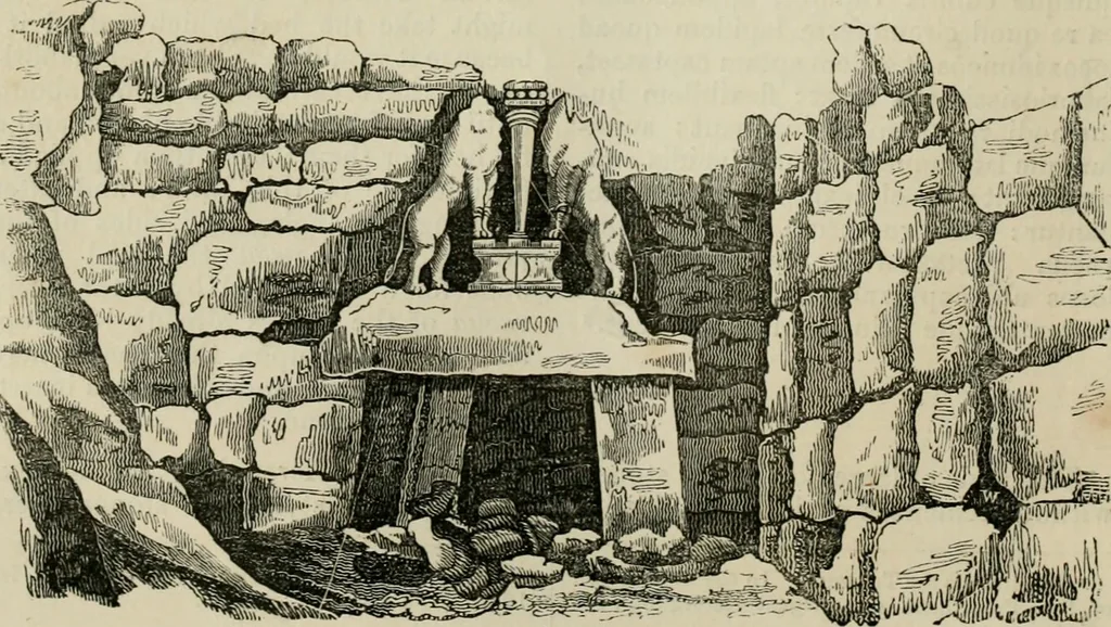 An illustration from Encyclopedia of antiquities : and elements of archaeology, classical and mediæval, 1843, leaf 50