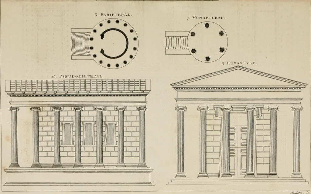 An illustration from Encyclopedia of antiquities : and elements of archaeology, classical and mediæval, 1843, leaf 95