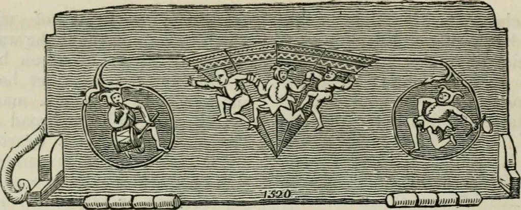 An illustration from Encyclopedia of antiquities : and elements of archaeology, classical and mediæval, 1843, leaf 120